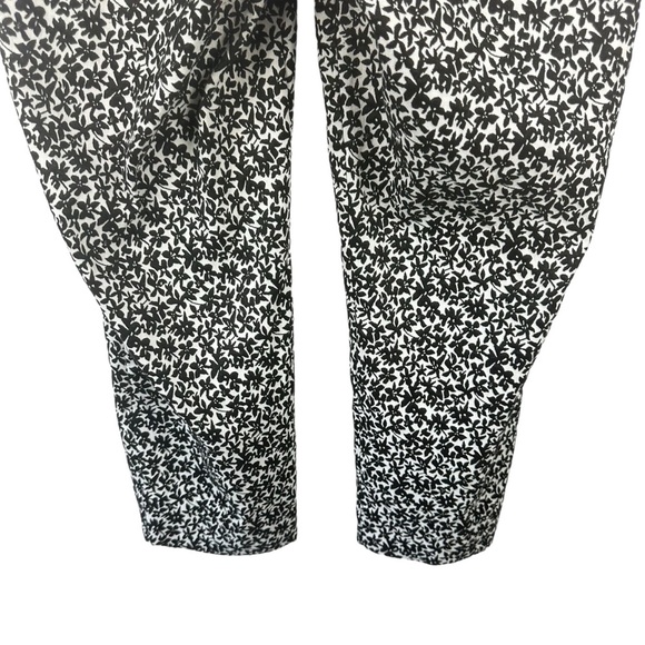 LANE BRYANT The Allie Black & White Floral Patterned Pants Plus Size 18W Trouser - Picture 11 of 16